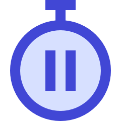 Timer Pause Icon from Sharp Duo Set