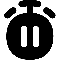 Timer Pause Icon from Flex Solid Set
