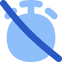 Timer Stopwatch Off Disabled Icon from Flex Flat Set