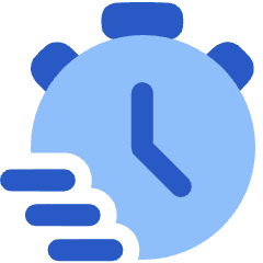 Timer Stopwatch Quick Fast Express Icon from Plump Flat Set