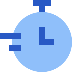 Timer Stopwatch Quick Fast Express Icon from Sharp Flat Set