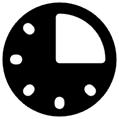 Timer Three Icon from Plump Solid Set