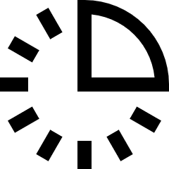 Timer Three Icon from Sharp Line Set