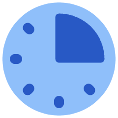 Timer Three Icon from Plump Flat Set