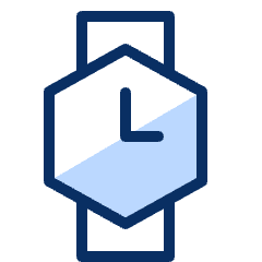 Watch 1 Icon from Cyber Duotone Set