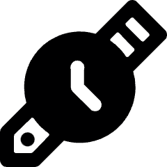 Watch Time 1 Alternate Icon from Ultimate Bold Set