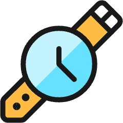 Watch Time 1 Icon from Ultimate Colors Set