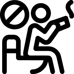 No Smoking Toilet Icon from Ultimate Regular Set