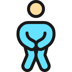 Toilet Need Icon from Ultimate Colors Set