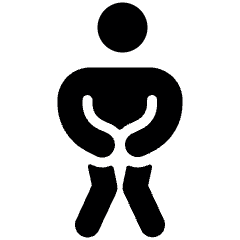 Toilet Need Icon from Ultimate Bold Set