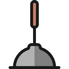 Toilet Unclog Icon from Ultimate Colors Set