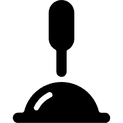 Toilet Unclog Icon from Ultimate Bold Set