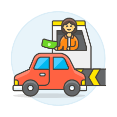 Tollway Fee 5 Illustration from UX Colors Set
