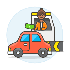 Tollway Fee 6 Illustration from UX Colors Set