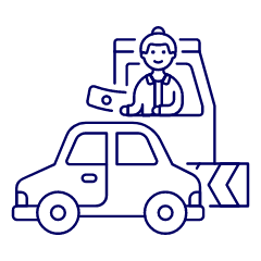 Tollway Fee 4 Illustration from UX Line Set