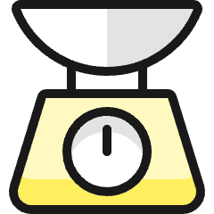 Tools Kitchen Scale Icon from Ultimate Colors Set