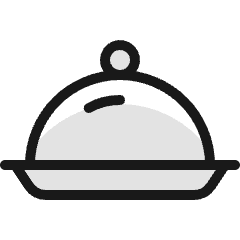 Tools Kitchen Serving Dome Icon from Ultimate Colors Set