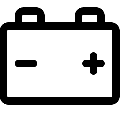 Car Tool Battery Icon from Ultimate Regular Set