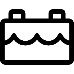 Fluid Batteryblock Icon from Ultimate Regular Set