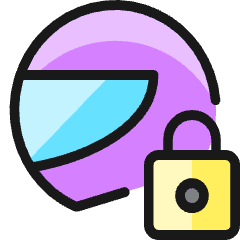 Tool Helmet Lock Icon from Ultimate Colors Set