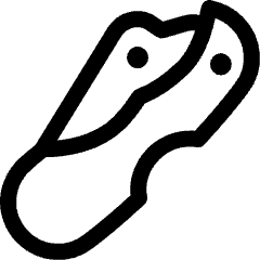 Folding Pocket Knife 1 Icon from Ultimate Regular Set