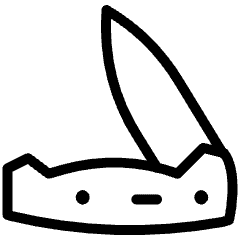 Folding Pocket Knife 2 Icon from Ultimate Light Set