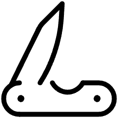 Folding Pocket Knife 4 Icon from Ultimate Light Set