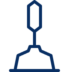 Plunger Icon from Cyber Line Set
