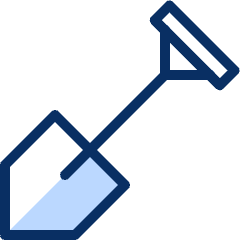Shovel Icon from Cyber Duotone Set