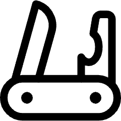 Swiss Army Knife Can Opener Icon from Ultimate Regular Set