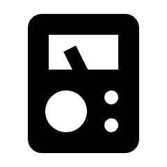 Tool Meter Icon from Nova Solid Set