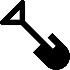 Tool Shovel Icon from Nova Solid Set
