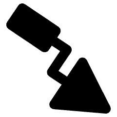 Tool Spatula Icon from Nova Solid Set