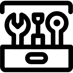 Toolbox Open Icon from Ultimate Regular Set