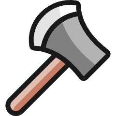 Tools Axe Icon from Ultimate Colors Set