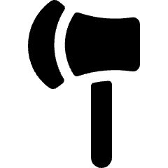 Tools Axe Icon from Ultimate Bold Set