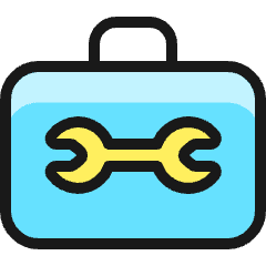Tools Box 1 Icon from Ultimate Colors Set