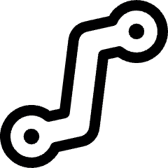 Tools Crescent Double Icon from Ultimate Regular Set