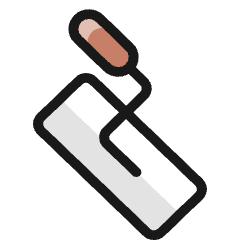 Tools Flattener Square Icon from Ultimate Colors Set
