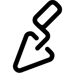 Tools Flattener Triangle 1 Icon from Ultimate Regular Set