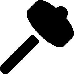 Tools Hammer Icon from Ultimate Bold Set