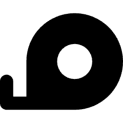 Tools Measuring Tape Icon from Core Solid Set