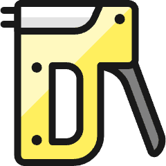 Tools Nail Gun Icon from Ultimate Colors Set