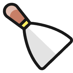 Tools Palette Trowel Icon from Ultimate Colors Set