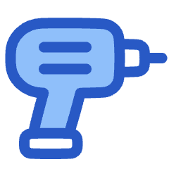Tools Power Drill Icon from Plump Duo Set
