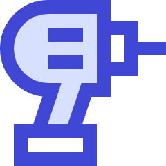 Tools Power Drill Icon from Sharp Duo Set
