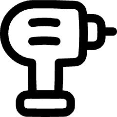 Tools Power Drill Icon from Flex Line Set