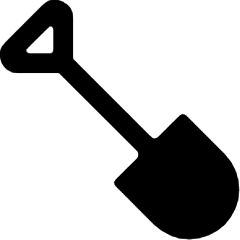 Tools Shovel Icon from Ultimate Bold Set