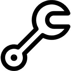 Tools Wrench 2 Icon from Ultimate Regular Set