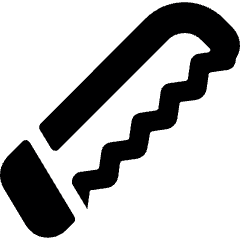 Tools Wood Saw Icon from Ultimate Bold Set